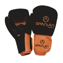 Боксерські рукавички Spartan Senior - чорно-коричневі/М