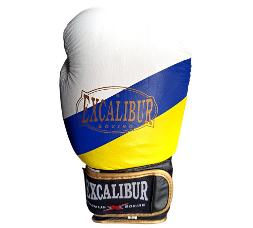 Рукавички боксерські Excalibur Ukraine Flag 8070-03, 10 унцій