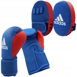 ADIDAS Дитячий боксерський набір : рукавички 8 унцій , щити тренерські лапи XS