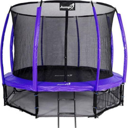 Батут Jumpi Maxy Comfort Plus з внутрішньою сіткою 10 футів 312 см фіолетовий