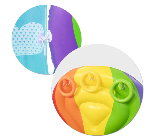 Батут надувний JUMPIN' BALLOONTM Bestway 52269 різнокольоровий Батут надувний JUMPIN' BALLOONTM Bestway 52269 різнокольоровий