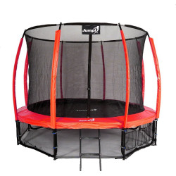 Батут Jumpi Maxy Comfort Plus з внутрішньою сіткою 10 футів 312 см червоний