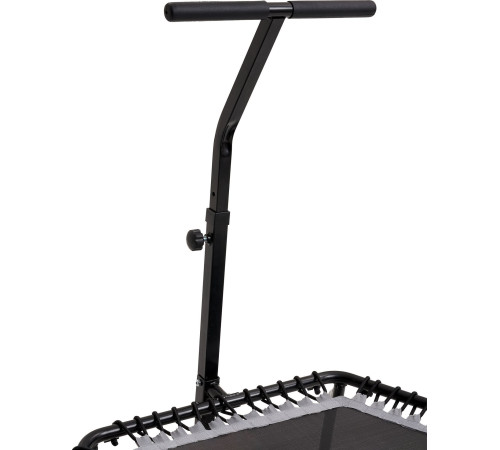 Батут для фітнесу Zipro Fitness з поручнем 4,5 фути 130 см чорний Батут для фітнесу Zipro Fitness з поручнем 4,5 фути 130 см чорний