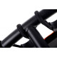 Батут для фітнесу G21 MiniJump без сітки 3.5 футів 101 см чорно-помаранчевий