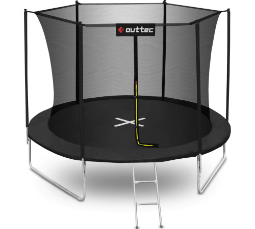 Батут OUTTEC Inside Net з внутрішньою сіткою 12 футів 374 см чорний Батут OUTTEC Inside Net з внутрішньою сіткою 12 футів 374 см чорний