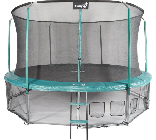 Батут Jumpi Maxy Comfort з внутрішньою сіткою 435 см зелений Батут Jumpi Maxy Comfort з внутрішньою сіткою 435 см зелений