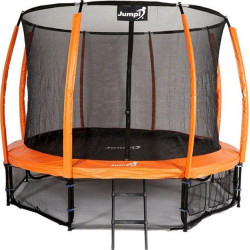 Батут Jumpi Maxy Comfort Plus з внутрішньою сіткою 12,5 футів 374 см помаранчевий