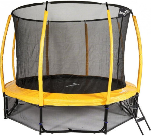 Батут Jumpi Maxy Comfort Plus з внутрішньою сіткою 12,5 футів 374 см жовтий Батут Jumpi Maxy Comfort Plus з внутрішньою сіткою 12,5 футів 374 см жовтий