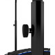 Батут для фітнесу Physionics JG86914 з поручнем 3,5 футів 101 см чорно-синій