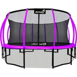 Батут Jumpi Maxy Comfort Plus з внутрішньою сіткою 14,5 футів 435 см фіолетовий