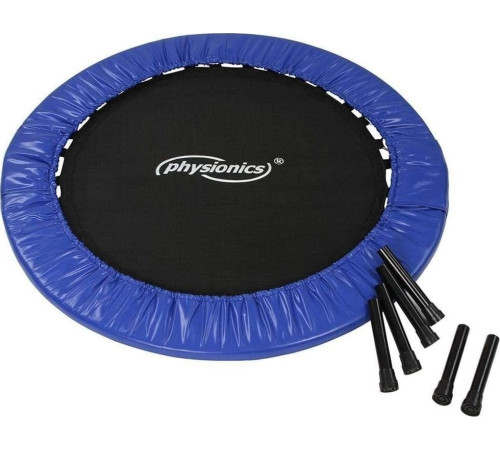 Батут Physionics JG77161 без сітки 4 фути 122 см синьо-чорний
