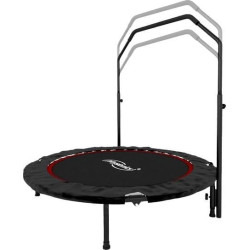 Батут для фітнесу Physionics JG86932 з поручнем 3,5 футів 101 см чорно-червоний