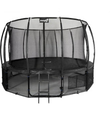 Батут Jumpi Maxy Comfort Plus з внутрішньою сіткою 16 футів 487 см чорний