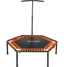 Батут для фітнесу Spokey Jumper Mini 4 фути 120 см чорно-помаранчевий