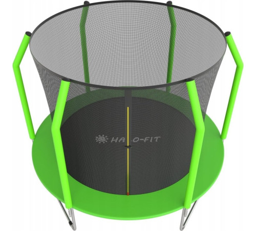 Батут Halo-Fit Standard з внутрішньою сіткою 8 футів 244 см чорно-зелений Батут Halo-Fit Standard з внутрішньою сіткою 8 футів 244 см чорно-зелений
