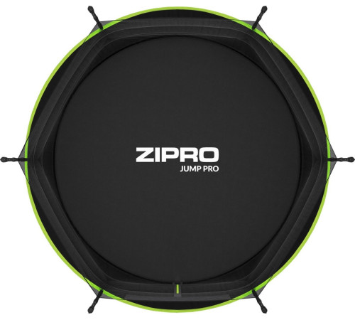 Батут Zipro Jump Pro з зовнішньою сіткою 6 футів 183 см чорно-зелений Батут Zipro Jump Pro з зовнішньою сіткою 6 футів 183 см чорно-зелений