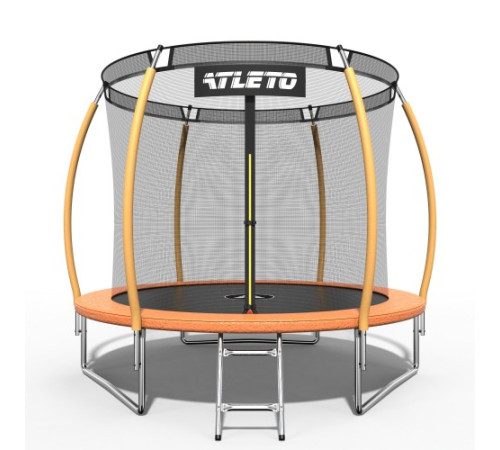 Батут Atleto 42400469 з внутрішньою сіткою 312 см помаранчевий Батут Atleto 42400469 з внутрішньою сіткою 312 см помаранчевий