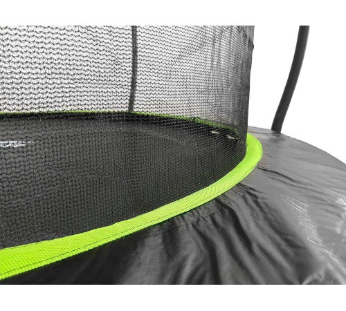 Батут Lean Sport 8343 з внутрішньою сіткою 8 футів 244 см чорний