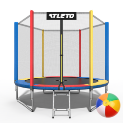 Батут Atleto 21000135 з зовнішньою сіткою 183 см 