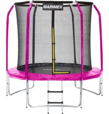 Батут Marimex MA87101 з внутрішньою сіткою 8 футів 244 см рожевий