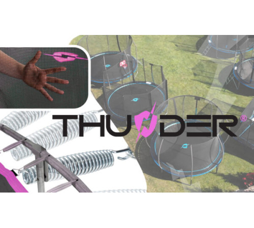 Батут THUNDER OUTSIDE PRO 10FT рожевий