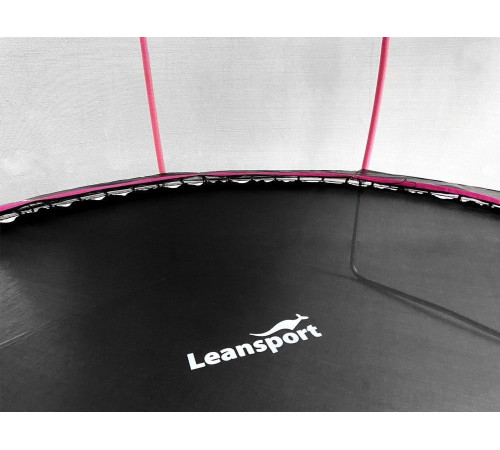 Батут Lean Sport 8342 з внутрішньою сіткою 14 футів 426 см чорно-рожевий Батут Lean Sport 8342 з внутрішньою сіткою 14 футів 426 см чорно-рожевий