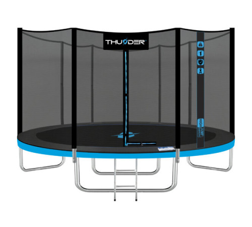 Батут THUNDER OUTSIDE PRO 12FT блакитний