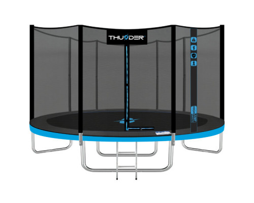 Батут THUNDER OUTSIDE PRO 14FT блакитний