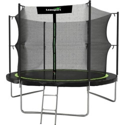 Батут Lean Sport Pro з внутрішньою сіткою 14 футів 426 см чорний