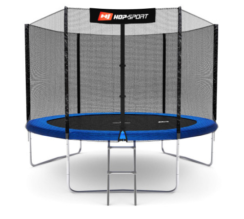 Батут Hop-Sport з зовнішньою сіткою 10 футів 305 см синій Батут Hop-Sport з зовнішньою сіткою 10 футів 305 см синій