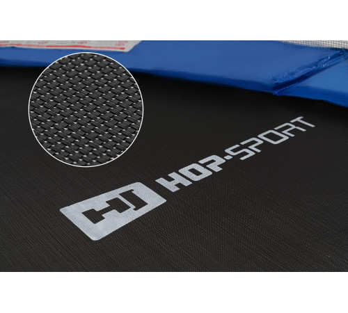 Батут Hop-Sport 8ft (244см) синій з внутрішньою сіткою