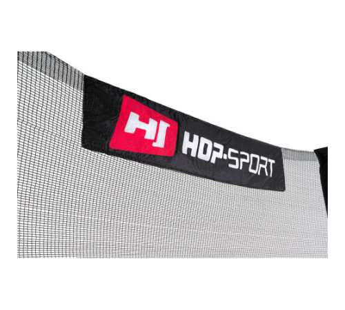 Батут Hop-Sport з зовнішньою сіткою 8 футів 244 см чорно-синій Батут Hop-Sport з зовнішньою сіткою 8 футів 244 см чорно-синій