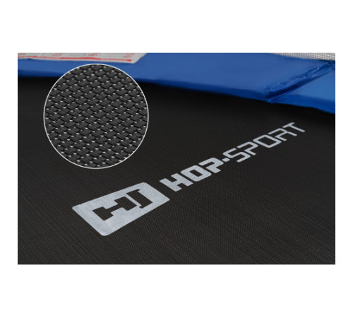Батут Hop-Sport з зовнішньою сіткою 8 футів 244 см чорно-синій Батут Hop-Sport з зовнішньою сіткою 8 футів 244 см чорно-синій
