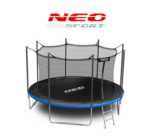 Батут Neo-Sport з внутрішньою сіткою 13 футів 404 см чорно-синій Батут Neo-Sport з внутрішньою сіткою 13 футів 404 см чорно-синій