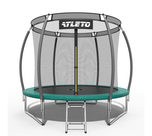 Батут Atleto 21000503 з внутрішньою сіткою 312 см зелений Батут Atleto 21000503 з внутрішньою сіткою 312 см зелений