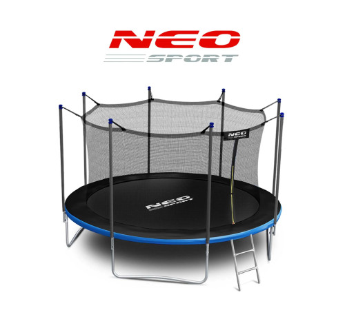 Батут Neo-Sport з внутрішньою сіткою 14 футів 435 см чорно-синій Батут Neo-Sport з внутрішньою сіткою 14 футів 435 см чорно-синій