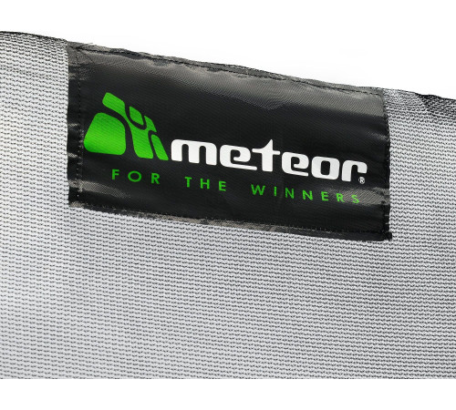 Батут Meteor 20090 з зовнішньою сіткою 10 футів 300 см чорний