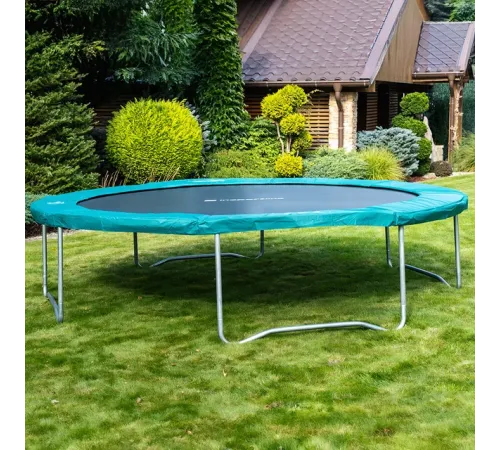 Батут inSPORTline Green без сітки 366 см зелений Батут inSPORTline Green без сітки 366 см зелений