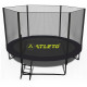 Батут Atleto 42400583 з зовнішньою сіткою 312 см чорний