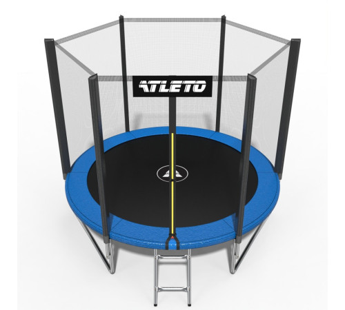 Батут Atleto 20000800 із зовнішньою сіткою 252 см синій Батут Atleto 20000800 із зовнішньою сіткою 252 см синій