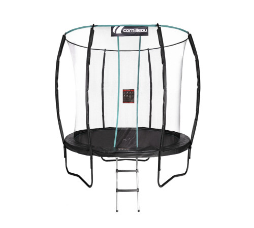 Батут CORNILLEAU 312081 з внутрішньою сіткою 244 см чорний Батут CORNILLEAU 312081 з внутрішньою сіткою 244 см чорний