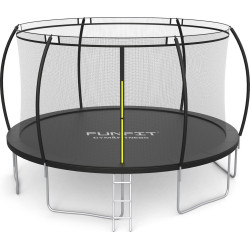 Батут Funfit 3125 з внутрішньою сіткою 16 футів 490 см чорний
