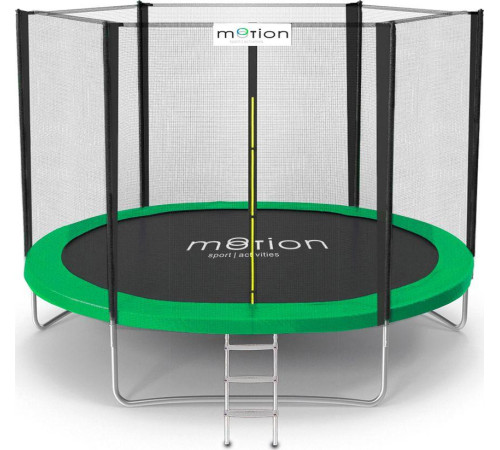Батут Jumi Motion Sport Line OM-710191 з зовнішньою сіткою 8,5 футів 252 см зелений Батут Jumi Motion Sport Line OM-710191 з зовнішньою сіткою 8,5 футів 252 см зелений