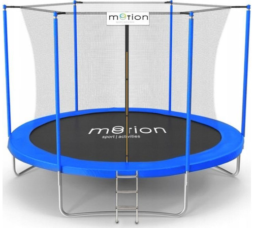 Батут Jumi Motion Sport Line OM-710221 з внутрішньою сіткою 8 футів 244 см чорно-синій