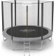 Батут Jumi Motion Sport Line OM-710214 з зовнішньою сіткою 8,5 футів 252 см сірий