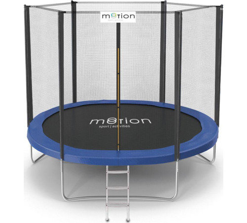 Батут Jumi Motion Sport Line OM-710184 з зовнішньою сіткою 8,5 футів 252 см синій