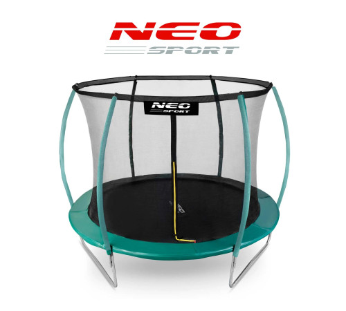 Батут Neo-Sport з внутрішньою сіткою 8 футів 252 см зелений Батут Neo-Sport з внутрішньою сіткою 8 футів 252 см зелений