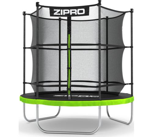 Батут Zipro Jump Pro з внутрішньою сіткою 6 футів 183 см чорно-зелений Батут Zipro Jump Pro з внутрішньою сіткою 6 футів 183 см чорно-зелений