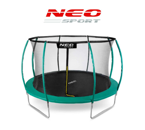 Батут Neo-Sport з внутрішньою сіткою 12 футів 374 см зелений Батут Neo-Sport з внутрішньою сіткою 12 футів 374 см зелений