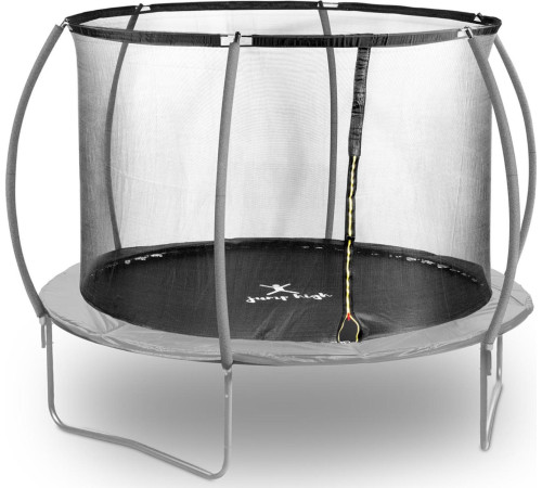 Батут Gymrex GR-TR02 з внутрішньою сіткою 10 футів 305 см чорно-сірий Батут Gymrex GR-TR02 з внутрішньою сіткою 10 футів 305 см чорно-сірий